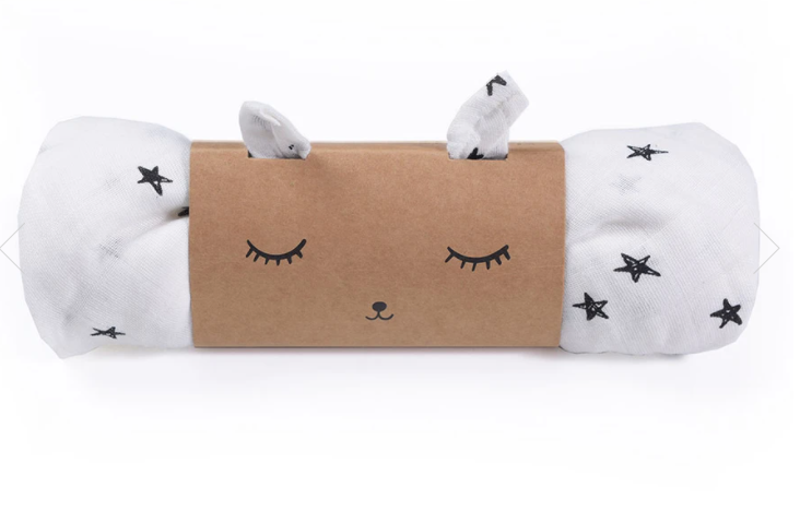 Organic Musilin Swaddle | Stars