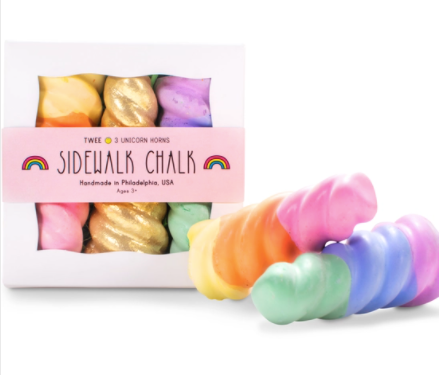 TWEE Unicorn Horn Sidewalk Chalk