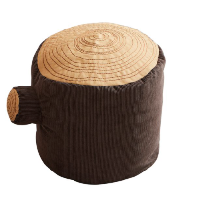 Tree Stump Pouf