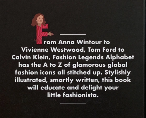 Fashion Legends Alphabet Book