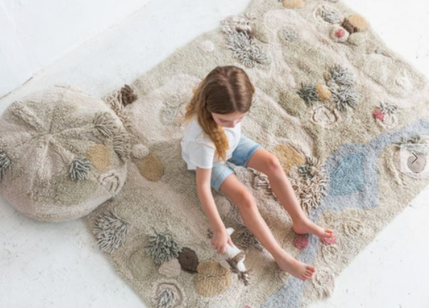 Washable Play Rug Path of Nature