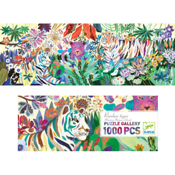 Rainbow Tigers  Puzzle 1,000 pcs