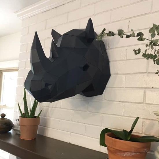 Rhino Head Wall Art