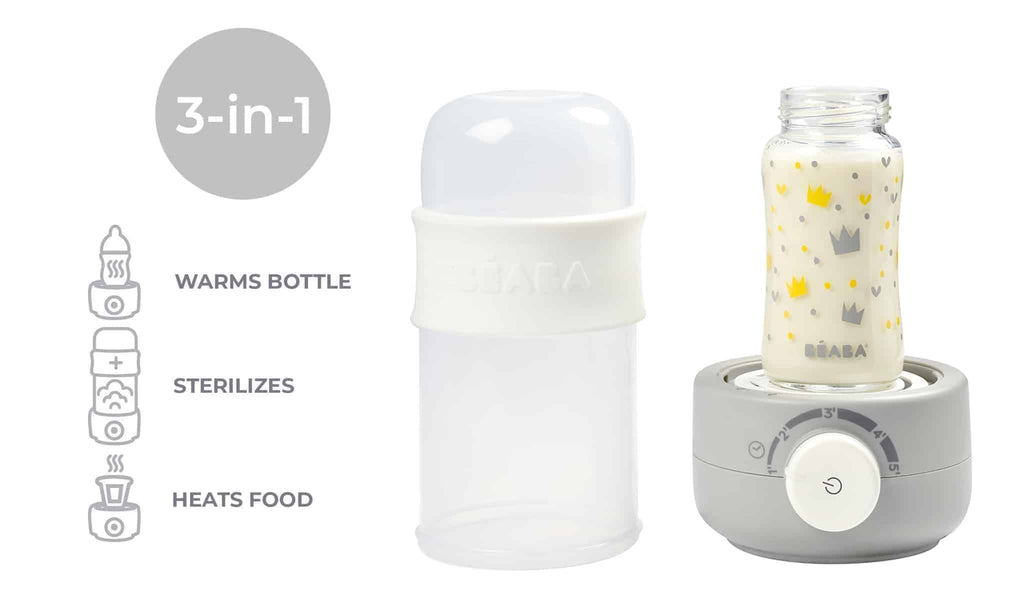 BabyMilk 3-In-1 Bottle Warmer – Cloud