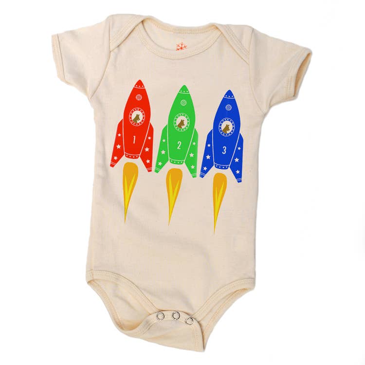 Spacedogs - Natural Organic Onesie