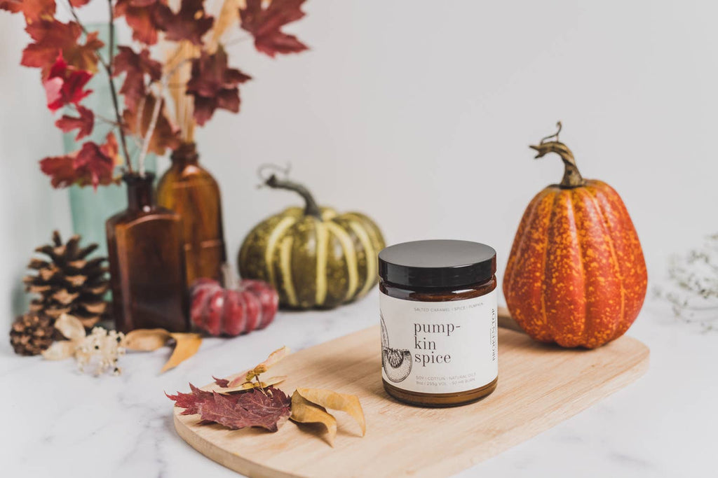 Soy Candle - Pumpkin Spice - 9 oz. Fall Scent