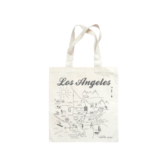 Los Angeles Metallic Grocery Tote