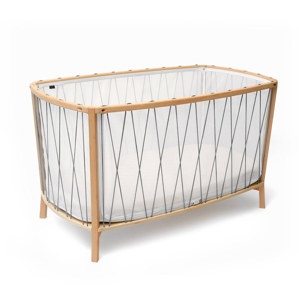 KIMI Baby Bed with Mattress & Top Mattress