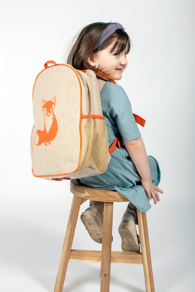 Orange Fox Toddler Backpack