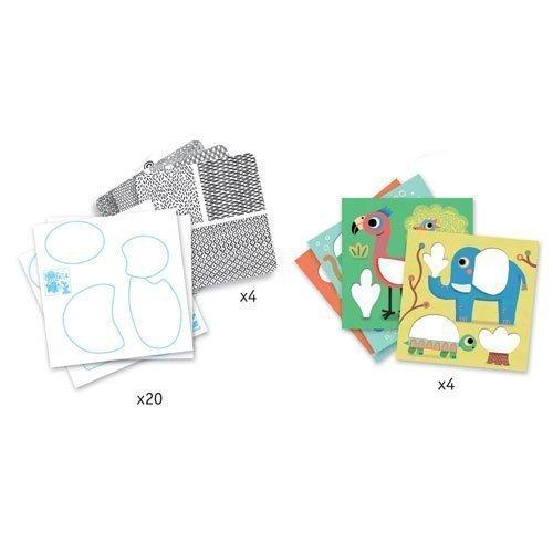 Coloring Magali Pattern Rubbing Kit