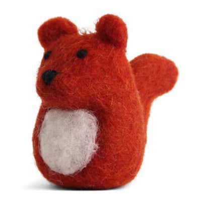 Squirrel Felt Ornament